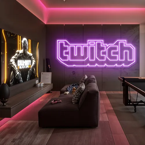 Twitch Streamer Neon Sign - Custom T-Shirt Today