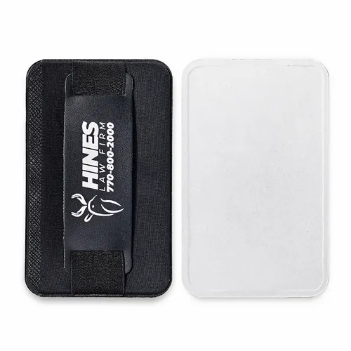 Leather Phone Wallet with Hand Grip - Custom T-Shirt Today