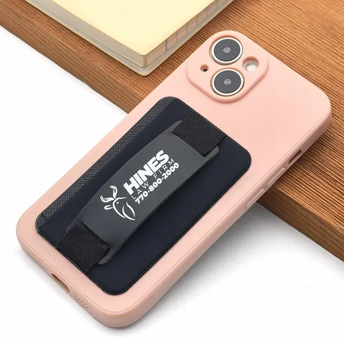 Leather Phone Wallet with Hand Grip - Custom T-Shirt Today