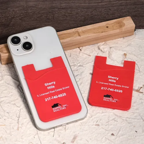 Silicone Phone Wallet Card Holder - Custom T-Shirt Today