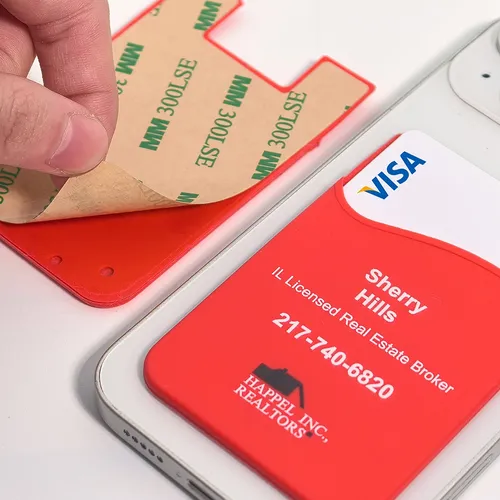 Silicone Phone Wallet Card Holder - Custom T-Shirt Today
