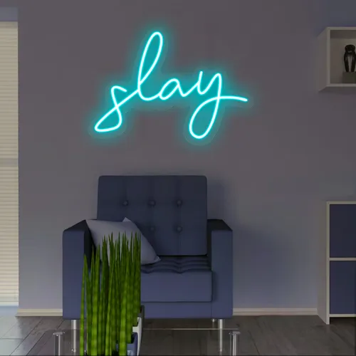 Slay Neon Sign - Custom T-Shirt Today