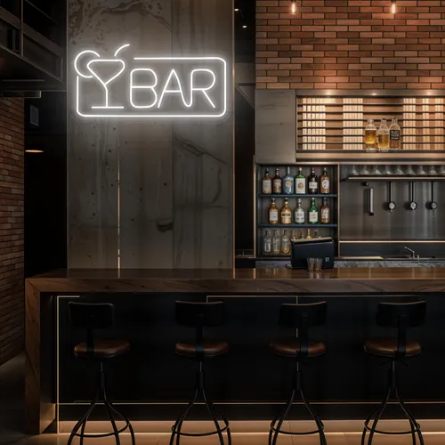 Bar Neon Sign - Custom T-Shirt Today