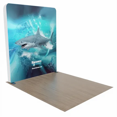 Custom Backlit Trade Show Display Tension Fabric 8' x 8' - Custom T-Shirt Today