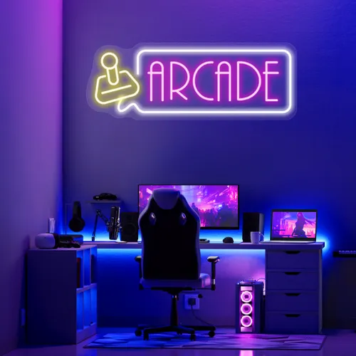 Custom Arcade Neon Signs - Custom T-Shirt Today