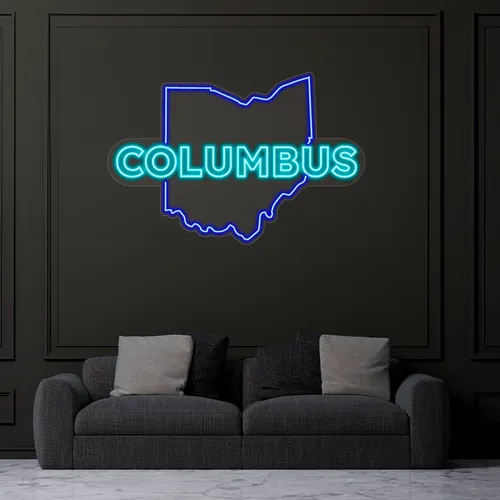 Custom Neon Signs In Columbus - Custom T-Shirt Today