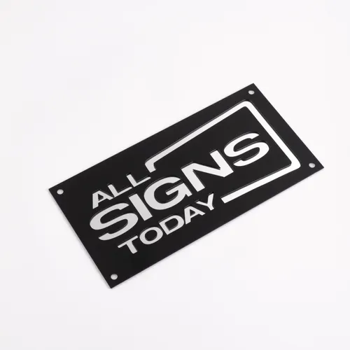 Engaraved Acrylic Sign - Custom T-Shirt Today