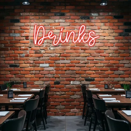 Custom Drink Neon Sign - Custom T-Shirt Today