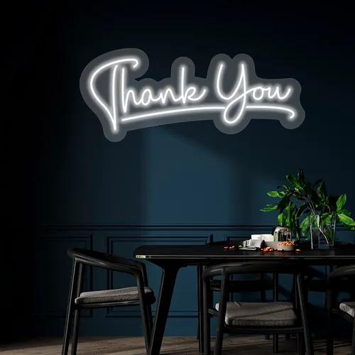 Custom Neon Thank You Sign - Custom T-Shirt Today