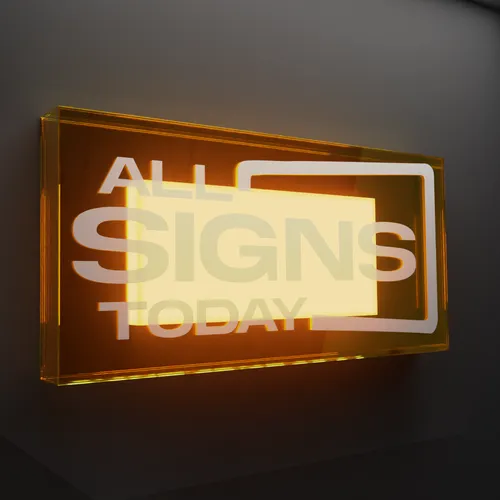Full Lit Acrylic Box - Custom T-Shirt Today
