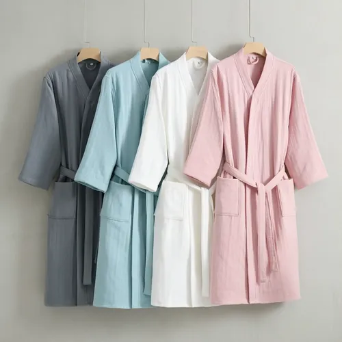 4 Layer Gauze Cotton Bathrobes - Custom T-Shirt Today