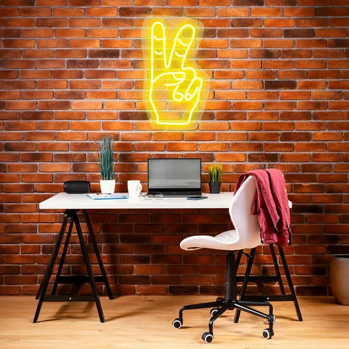 Custom Neon Peace Signs - Custom T-Shirt Today