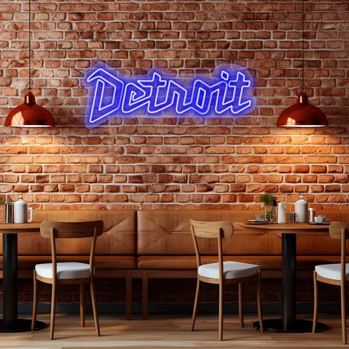 Custom Neon Signs Detroit - Custom T-Shirt Today