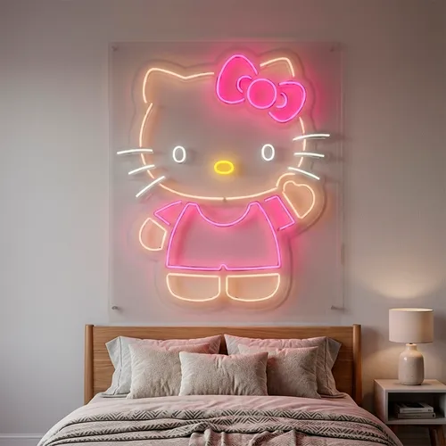 Custom Hello Kitty Neon Signs - Custom T-Shirt Today