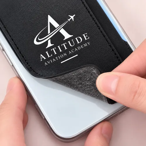 Leather Phone Wallet with Side Slit - Custom T-Shirt Today