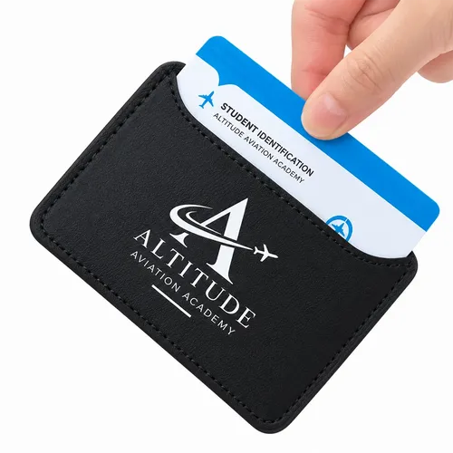 Leather Phone Wallet with Side Slit - Custom T-Shirt Today