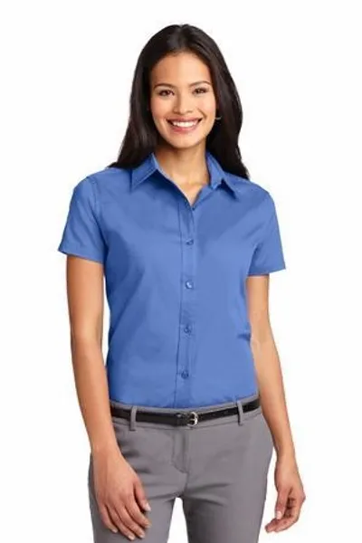 Port Authority Women's Short Sleeve Easy Care Shirt. L508 - Custom T-Shirt Today