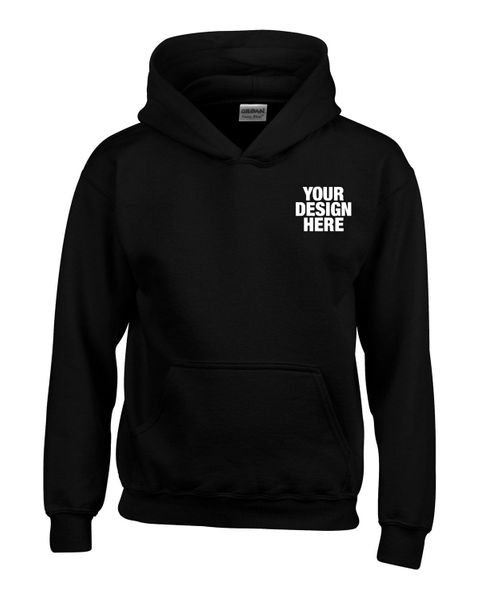 Gildan Youth Heavy Blend 8 oz., 50/50 Hooded Sweatshirt - Custom T-Shirt Today