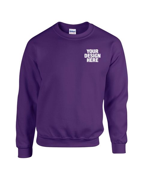 Gildan Adult Heavy Blend Adult 8 oz., 50/50 Fleece Crew - Custom T-Shirt Today
