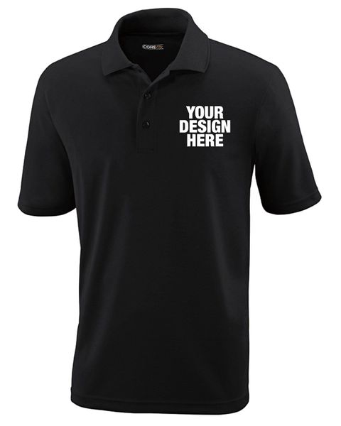 CORE365 Men's Origin Performance Piqu Polo - Custom T-Shirt Today