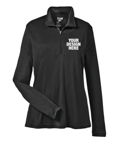 Team 365 Ladies' Zone Performance Quarter-Zip - Custom T-Shirt Today