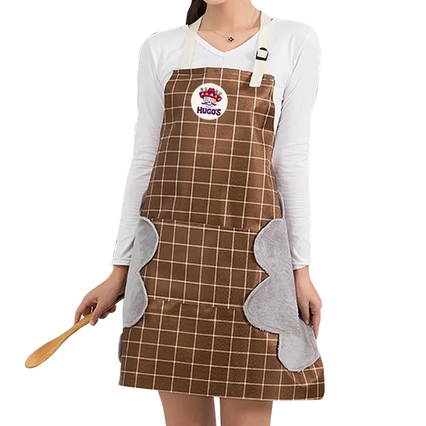 Striped Plaid Hand Wiping Apron - Custom T-Shirt Today