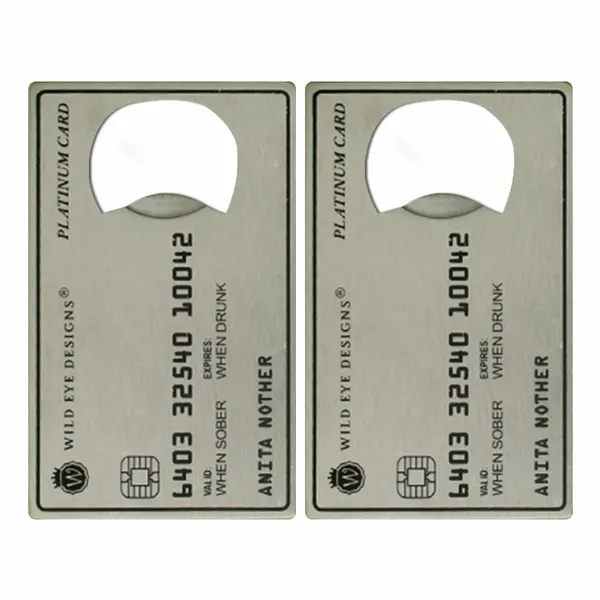 Platinum Card Shaped Bottle Opener - Custom T-Shirt Today