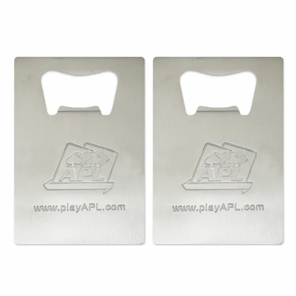 Standard Card Shape Bottle Opener - Custom T-Shirt Today