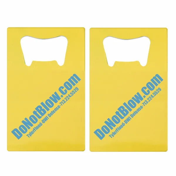 Printed Simple Card Bottle Opener - Custom T-Shirt Today
