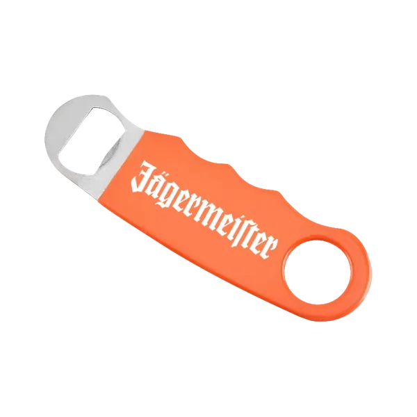 Orange Hand Grip Flat Bottle Opener - Custom T-Shirt Today