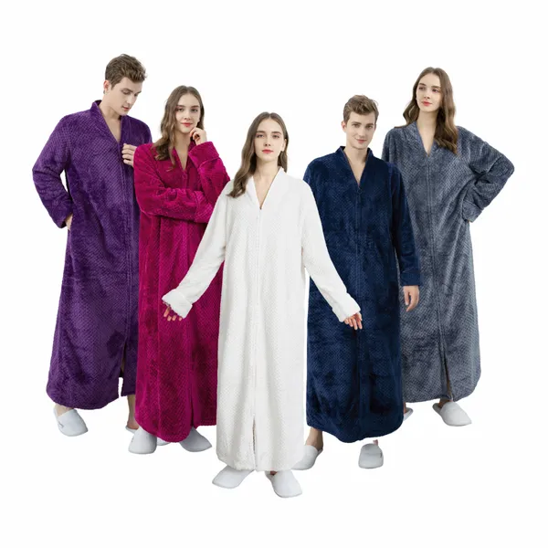 Custom Zip-Up Bathrobes - Custom T-Shirt Today