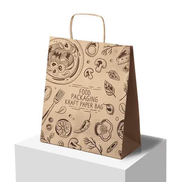 Kraft Paper Packaging Bag - Custom T-Shirt Today