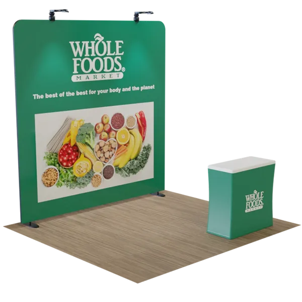 10' x 8' Straight Zip Up Display - Custom T-Shirt Today