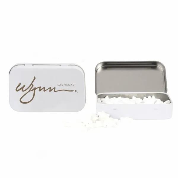 Rectangular Tin with Star Shaped Mints - Custom T-Shirt Today