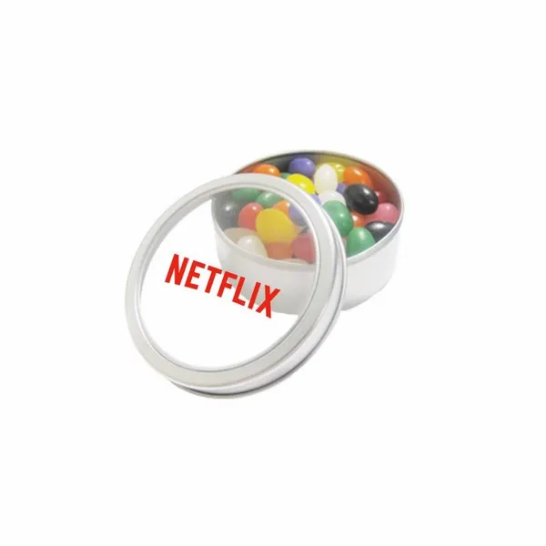 Large Top View Tin-Jelly Beans - Custom T-Shirt Today