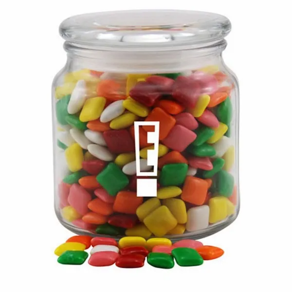 Jar with Mini Chicklets Gum - SG400 - Custom T-Shirt Today