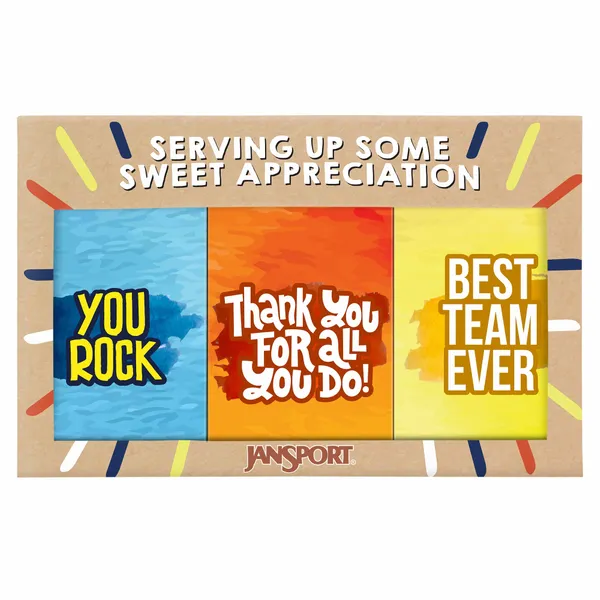 3 Pack - 3oz Chocolate Bar Gift Set - Custom T-Shirt Today