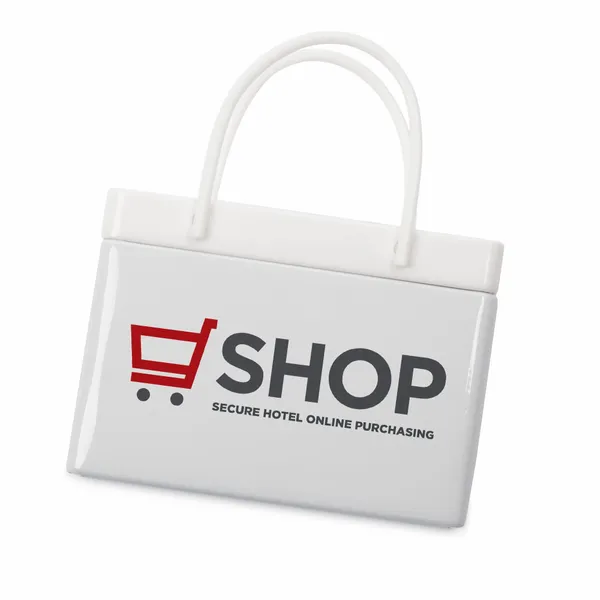 White Shopping Bag Tin - Custom T-Shirt Today