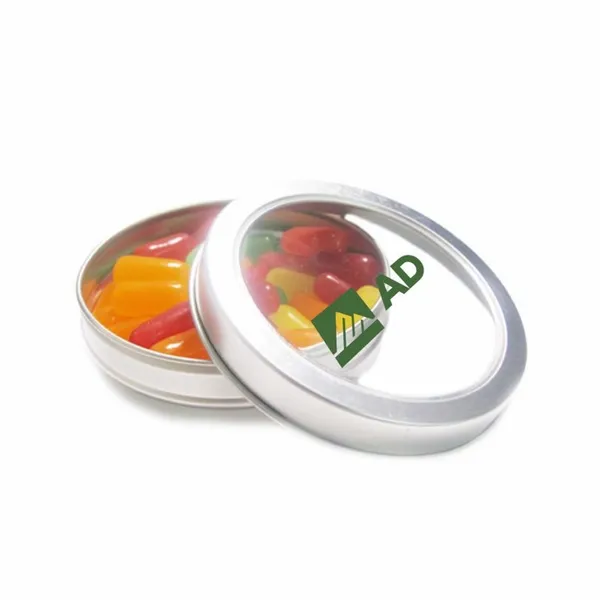 Small Top View Tin-Mike & Ike's® - Custom T-Shirt Today