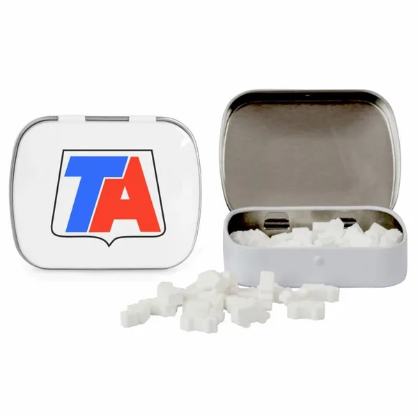 Domed Tin with Truck Shaped Mints - Custom T-Shirt Today