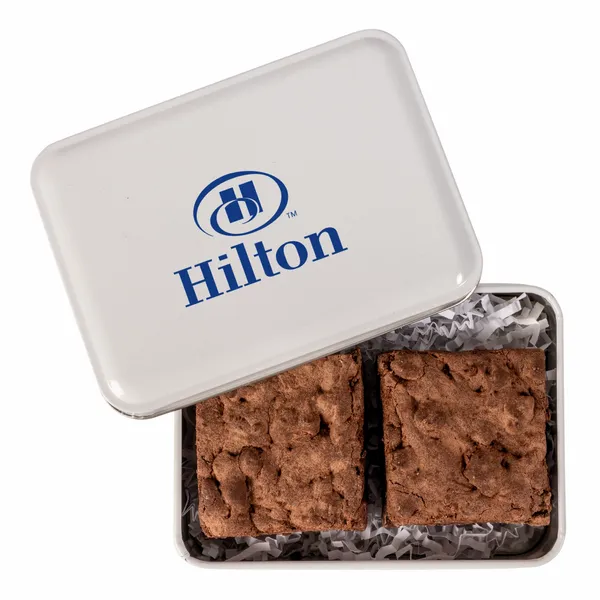 Fresh Beginnings 2 Fudge Brownies in Tin - Custom T-Shirt Today