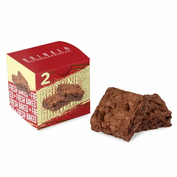 Fresh Beginnings 2 Fudge Brownies in Cube - Custom T-Shirt Today