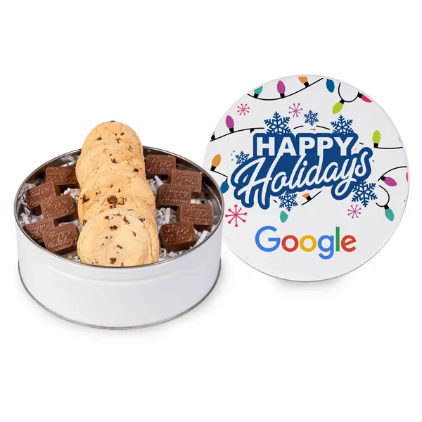 Molded Chocolate and Chocolate Chip Cookie Tin I - Custom T-Shirt Today