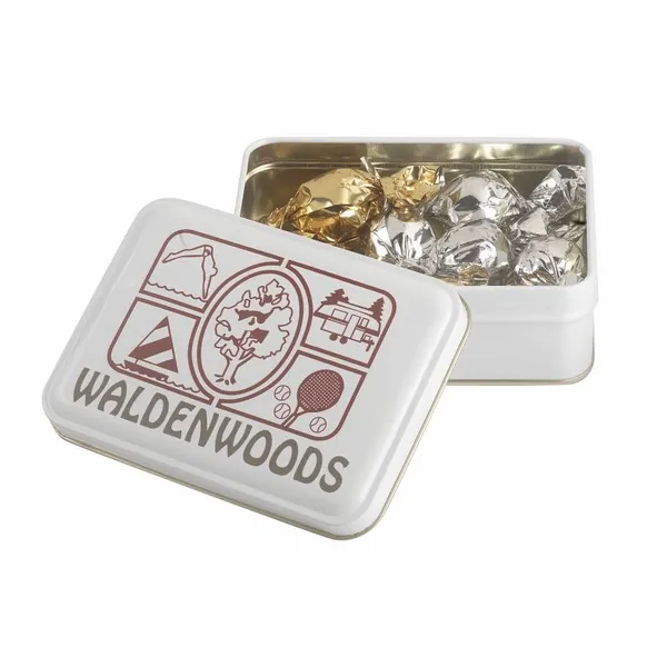 Keepsake Gift Tin - Twist Wrapped Truffles - Custom T-Shirt Today