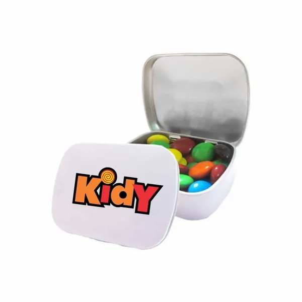 M&M'S® in Domed Tin - Custom T-Shirt Today