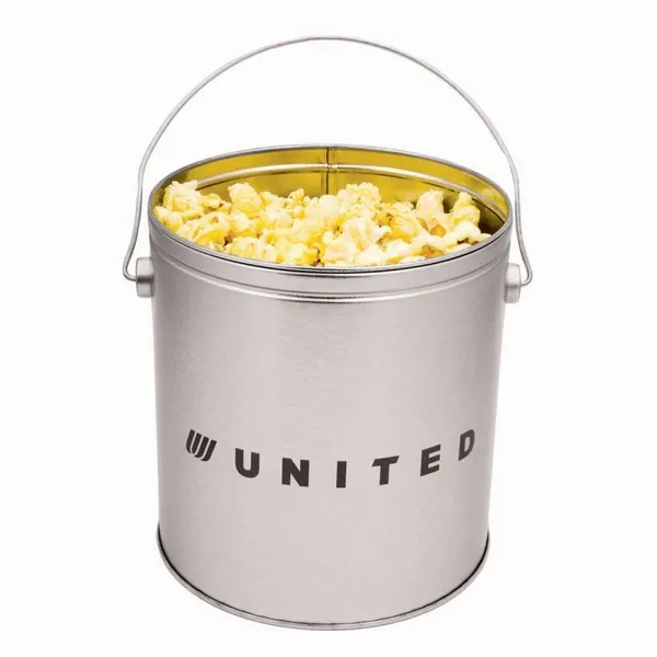 One Gallon Popcorn Tin - Butter Popcorn - Custom T-Shirt Today