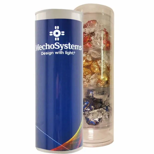 3 Piece Holiday Gift Tube with Lindor Truffles - Custom T-Shirt Today