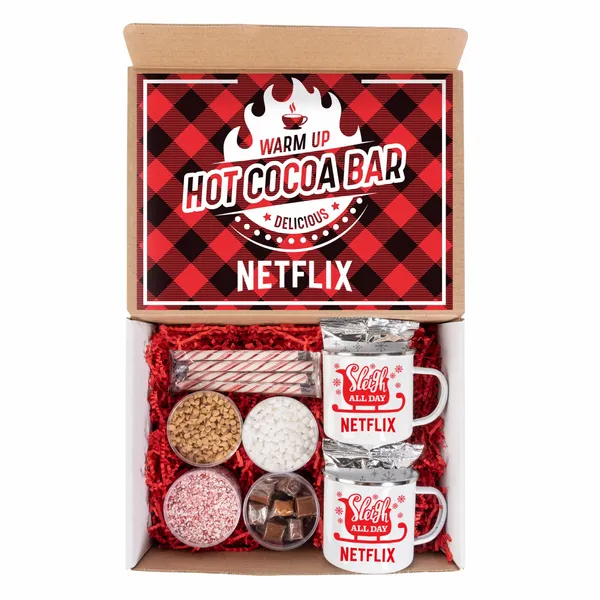 Hot Cocoa Bar Kit with 2 Mugs - Custom T-Shirt Today