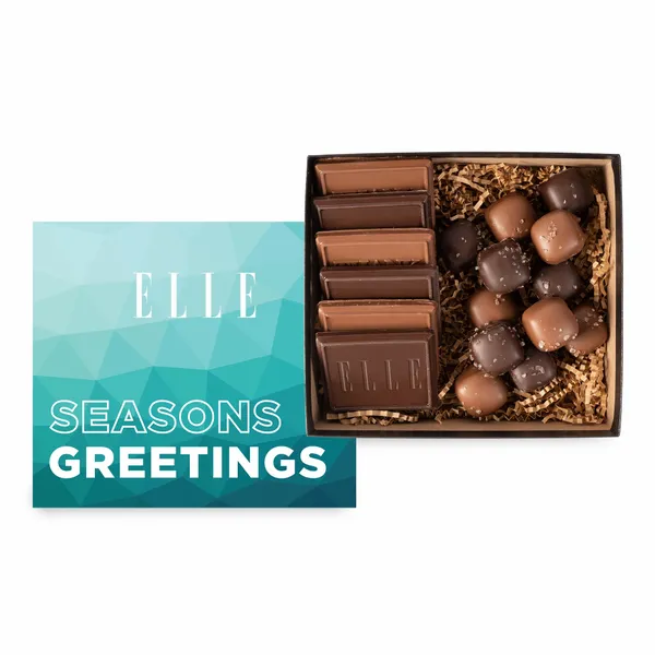 6 Piece Cookie and Confection Gift Box with Sea Salt Caramels-Full Color - Custom T-Shirt Today