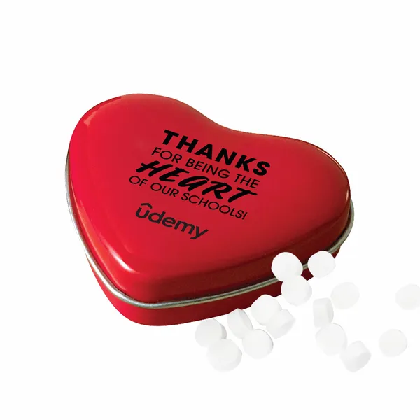 Sweet Heart Mint Tin With Micromints - Custom T-Shirt Today
